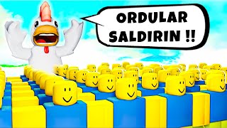 KENDİ ORDUMUZU KURDUK VE SAVAŞTIK  😱 Roblox [upl. by Cira]