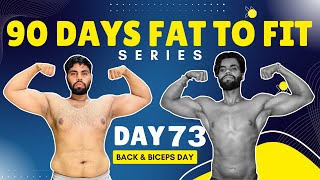 Day7390 days 90 days fat to fit series   Best Back amp biceps Exercise for beginners at gym [upl. by Jacinta253]