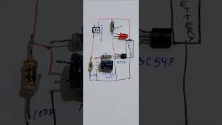 How to makeMono stable circuit diagramwith Transistor timer electronic shortsfeed [upl. by Ozner]