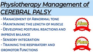 Physiotherapy Management of Cerebral palsy [upl. by Divadnoj]