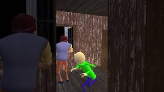 BALDİ HELLO NEİGHBOR TEKME ATTI shorts helloneighbor mrmeat granny [upl. by Phyllida]