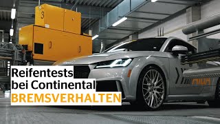 Continentals vollautomatische Reifentestanlage AIBA 🤖  Reifentests bei Continental [upl. by Naji]