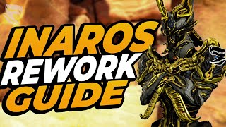 INAROS REWORK Insane Elemental Sandstorm Build Guide  Warframe [upl. by Rehpetsirhc]