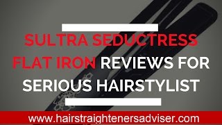 Sultra Flat Iron Reviews  Sultra Seductress Flat Iron [upl. by Nyleuqaj839]