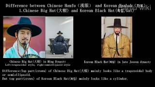 Difference between Chinese hanfu한푸 and Korean hanbok한복 중국 한푸과 한국 한복의 차이점 中国的汉服与韩国的韩服之间的差异 [upl. by Lilith930]