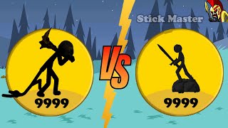 MAX SKILL 9999 SWORDWRATH STATUE VS GIANT BOSS FULL 9999HP  STICK WAR LEGACY  STICK MASTER [upl. by Dekeles865]