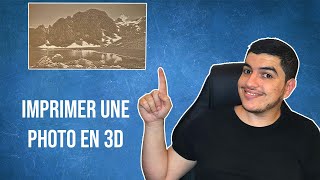 TUTO imprimer une photo en 3D LITHOPHANIE [upl. by Ettari]