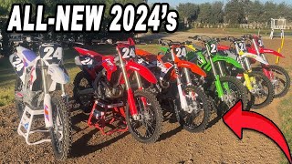 We Got EVERY New 2024 250F Motocross Bike [upl. by Adym]