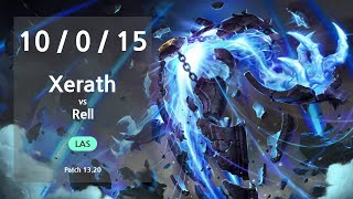 Xerath Support vs Rell  LAS Challenger Patch 1320 [upl. by Apfel]