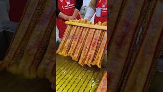 Youtiao streetfood delicious satisfyingvideo [upl. by Roxie]