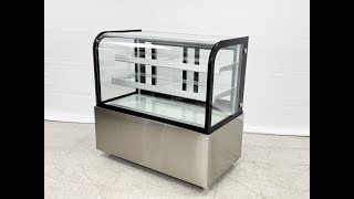 Elite 4ft Bakery Case Display Refrigerated Table Cake Cabinet Refrigerator Cake Display Case CW270R [upl. by Ceil286]