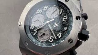 Audemars Piguet Royal Oak Offshore Chronograph 26238TIOOA056CA01 Audemars Piguet Watch Review [upl. by Riti431]