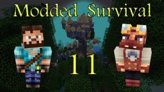 Minecraft Modded Survival Ep11  Twilight Maze [upl. by Azmah]