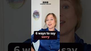 6 ways to say ‘sorry’ in English shorts [upl. by Theodora339]