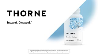 Chromium Picolinate Supplement  Thorne [upl. by Llewoh]