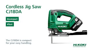 Fast and precise round the bend the HiKOKI Cordless Jig Saw CJ18DA [upl. by Acinomal485]