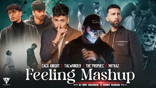 Zack Knight X Talwiinder X The PropheC X Mitraz  Feeling Punjabi Mashup 2024  Sunny Hassan Visual [upl. by Aimahc]