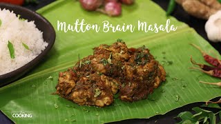 Mutton Brain Masala  Bheja Fry  Home Cooking [upl. by Tiedeman]