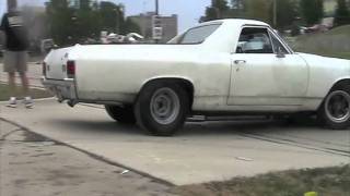 White Camino Burnout in Pontiac Dream Cruise 2010 [upl. by Mariann793]