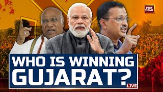 Gujarat News Today LIVE  Will BJP Sweep The Gujarat Assembly Elections 2022  BJP Vs Cong Vs AAP [upl. by Anyela]