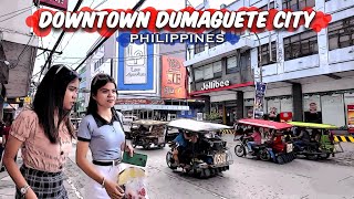 🐵 HD DUMAGUETE 🇵🇭  DOWNTOWN DUMAGUETE 2024 Walking Tour  Philippines [upl. by Rex]