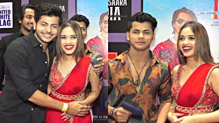 Siddharth Nigam And Abhishek Nigam With Jannat Zubair At Marda Saara India Song Launch [upl. by Yelir]