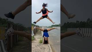 Mere upr kud gyi 😧 shorts ytshorts parkour couplegoals viralvideo [upl. by Atiana573]