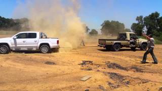 LandCruiser vs Amarok [upl. by Woo]