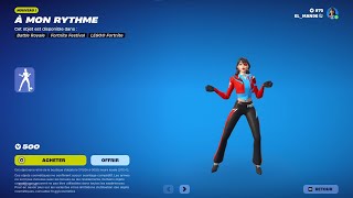 NEW NOUVELLE DANSE quotA MON RYTHMEquot SUR FORTNITE Avec le son [upl. by Tab252]