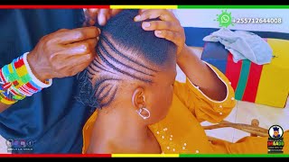 MAFUNZO YA KUSUKA MITINDO YA NYWELE ZA MKONO EP 03 Natural Hair Styles Tutorial EP 03 Gwijilavpaji [upl. by Anetsirk]