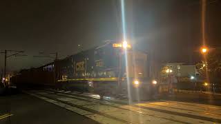 Full HD 60FPS CSX GP402 4421 Leads Conrail SA31 East through Red Bank with RS5T 22323 [upl. by Akinimod]