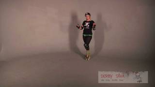 How to Play Roller Derby 2011 Four Point Falls [upl. by Kcirddec450]