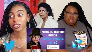 Michael Jackson Reads Thirst Tweets 😮  REACTION ‼️ [upl. by Ailyn]