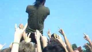 BLESSTHEFALL  warped tour craig in the crowd getting FAR [upl. by Ueih]