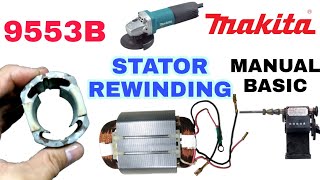 How to Rewind Stator of 9553B Manual Part 1 [upl. by Enyak]