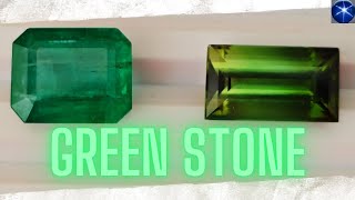 Green Stone Video Emerald Or Tourmaline Gemstones Are Nicer [upl. by Ashmead]