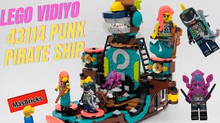 Review Lego VIDIYO 43114 PUNK PIRATE SHIP en ESPAÑOL [upl. by Scott]