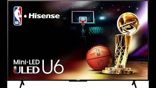 Review Hisense 75U6N Class U6 Series MiniLED ULED 4K UHD Google Smart TV 2024 [upl. by Annasor545]