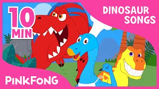 Tyrannosaurus Rex  Dinosaur amp Animal Songs   Compilation  PINKFONG Songs for Children [upl. by Aronaele921]