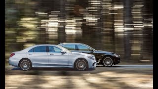 2018 MercedesBenz S450 vs 2017 BMW 740i [upl. by Kilah817]