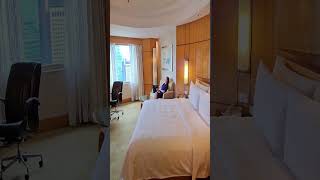 Makati ShangriLa Manila Horizon Club Deluxe King Room  Room Tour [upl. by Allerim]