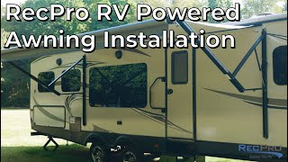 RecPro RV Powered Awning Installation [upl. by Scheers]