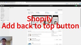 Shopify add go back to the top button [upl. by Thibaut66]