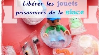 jeu deau glaçon dinosaure sensation de chaud et de froid activité ludique enfant amusante [upl. by Atsuj]