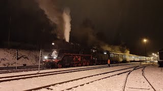 Mit Volldampf durchs Erzgebirge zur Bergparade Schwarzenberg 10122022 [upl. by Bonnie82]