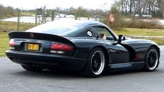 Dodge Viper GTS Heffner Performance Drag Racing and Great Sounds [upl. by Ahsinek]