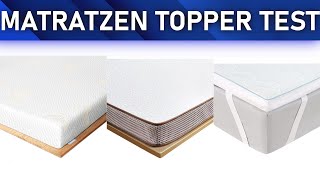 ➤ Matratzen Topper Test 2024  Die besten 3 Matratzen Topper [upl. by Scotty795]