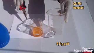 Gold recovery how to precipitate gold without urea [upl. by Athena740]