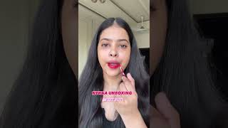 NYKAA MINI UNBOXING viralvideo lipsbeauty cosmetics shortsfeed makeup [upl. by Anal755]