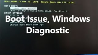 how to fix Windows Boot Manager Boot Issue Windows Diagnostic Fixed [upl. by Wanonah]